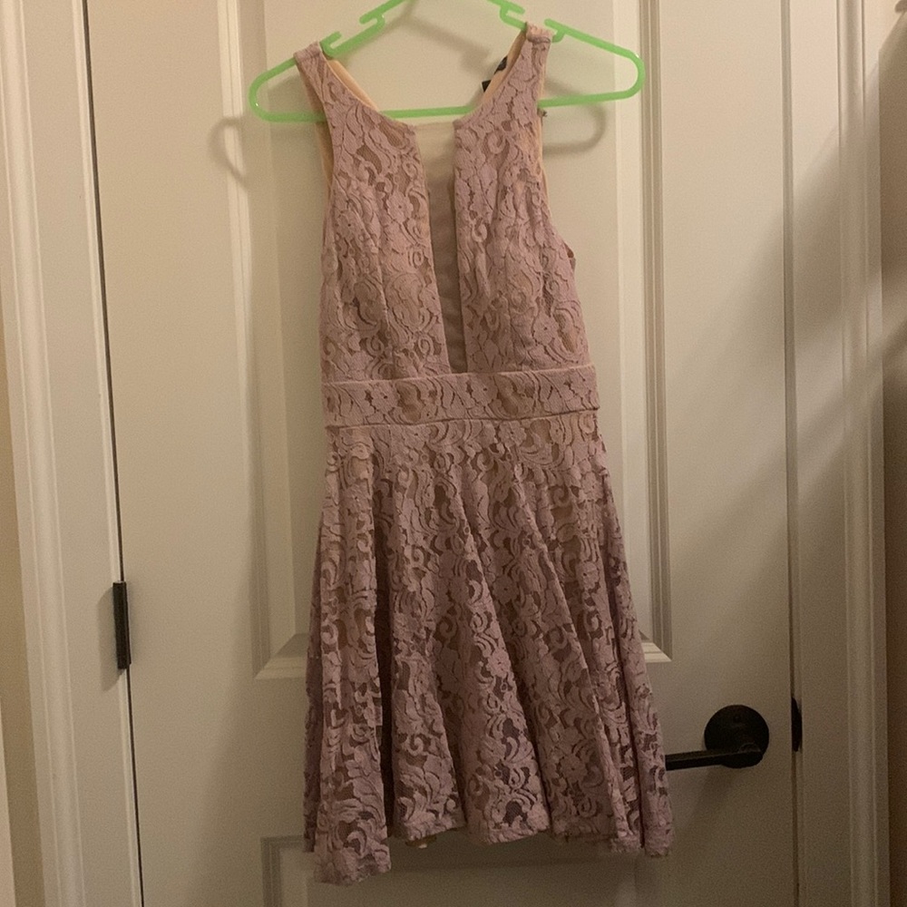 lavender city triangles size 3 dress
